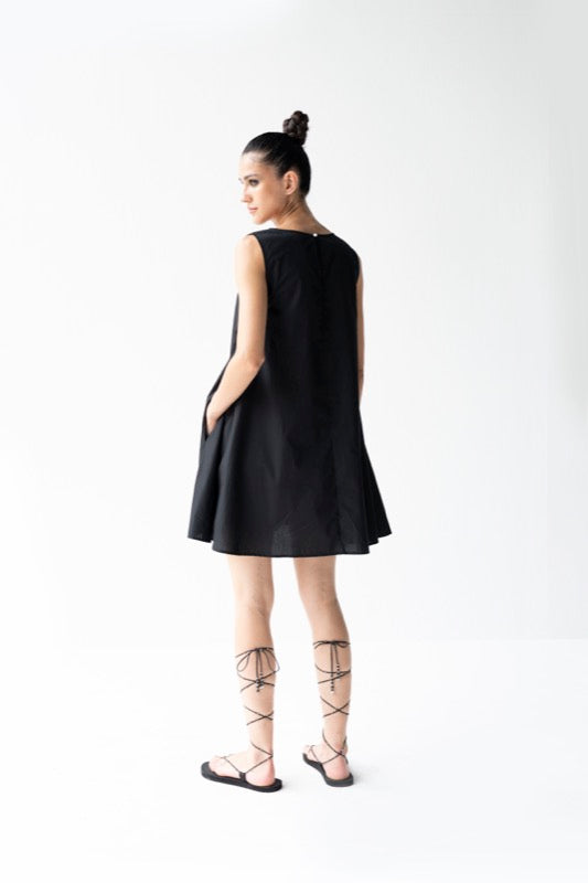 DAARZEL RETRO KNEE LENGTH DRESS