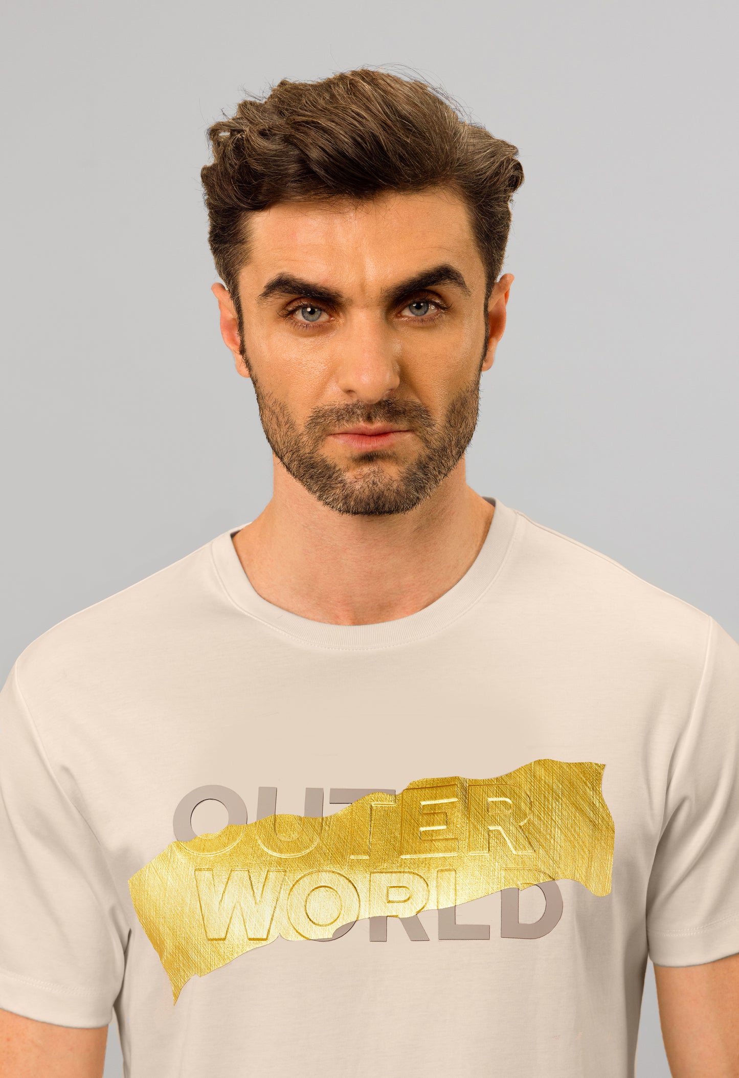 Aurora Gold Mens Luxury T-Shirt