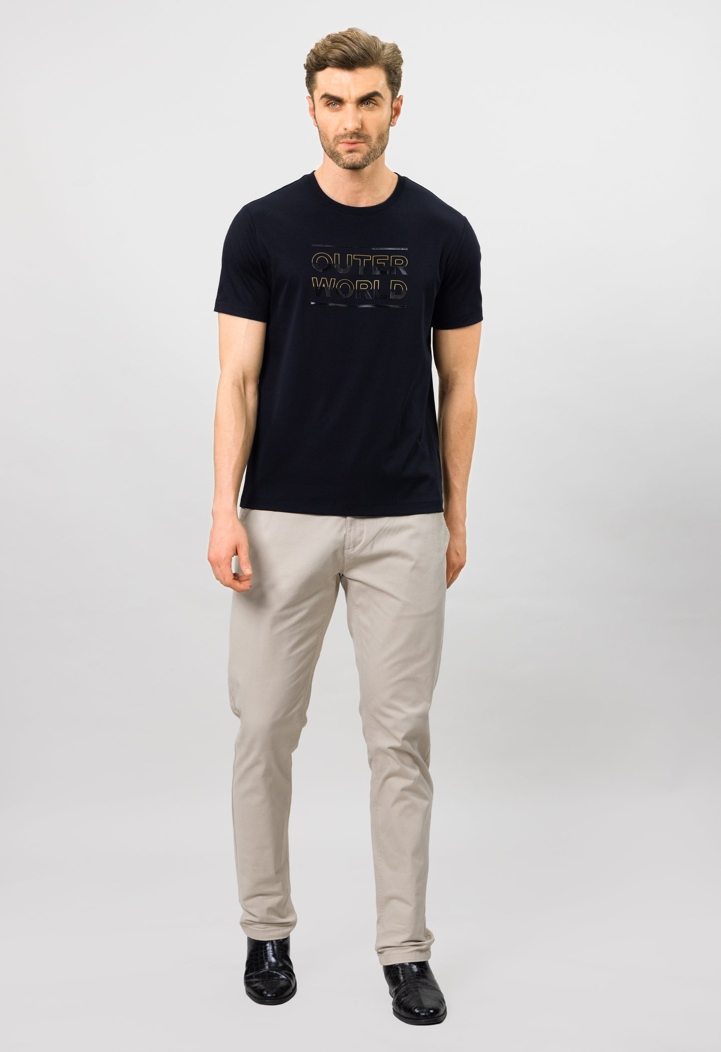 Golden Hour Mens Luxury T-Shirt