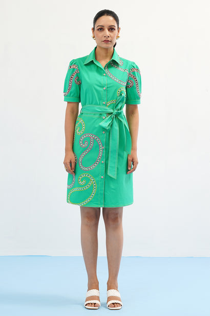 Sasha Embroidered Dress