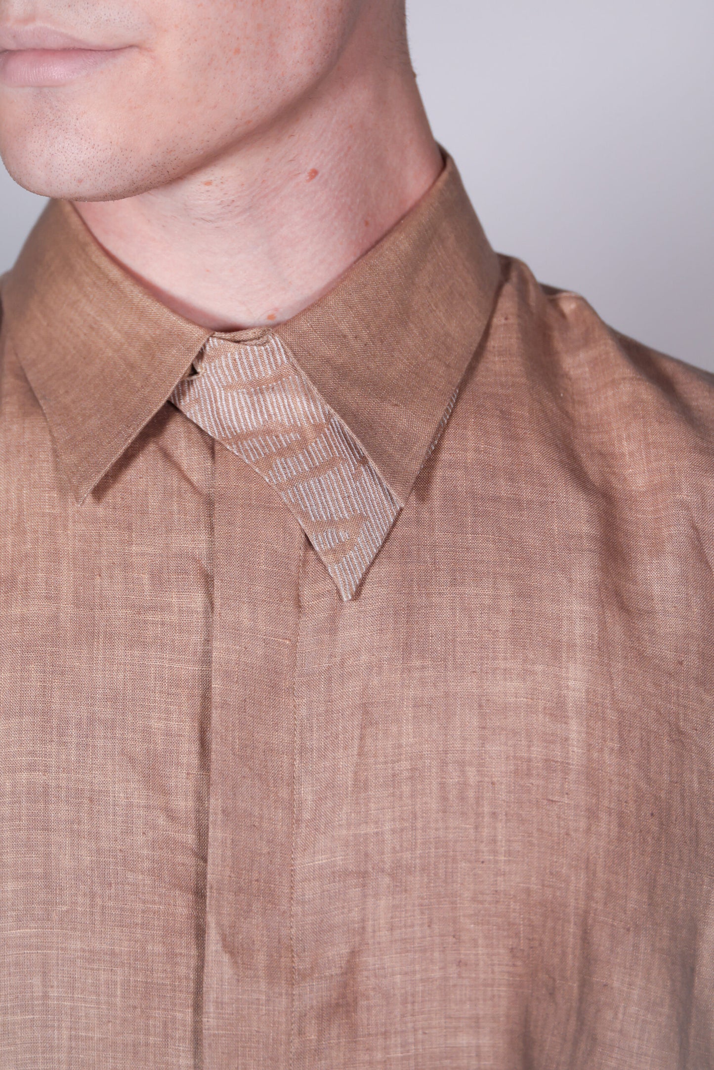 latched vertical lines shirt