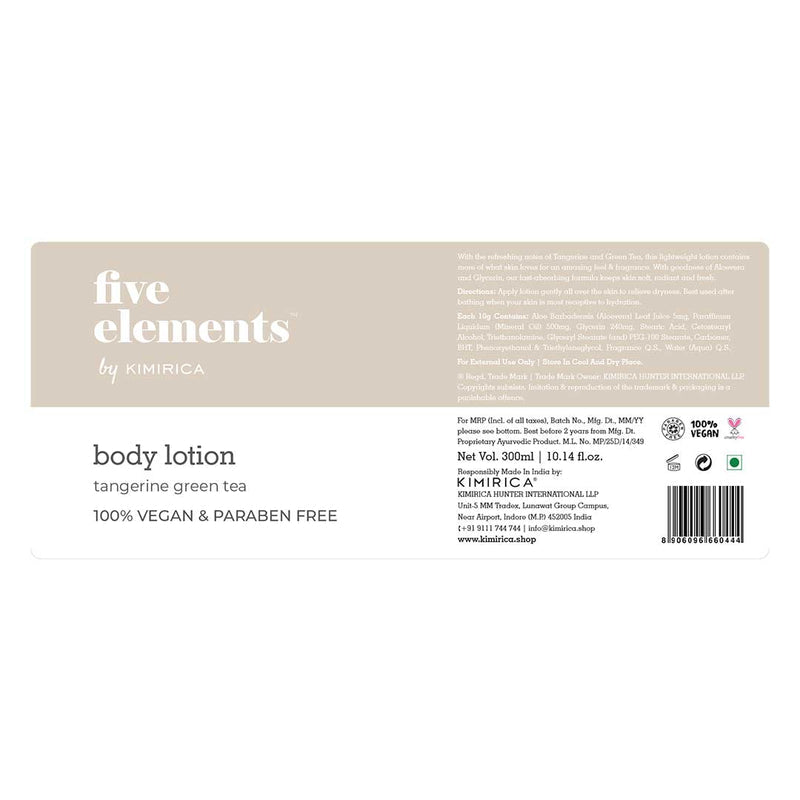 FIVE ELEMENTS BODY LOTION