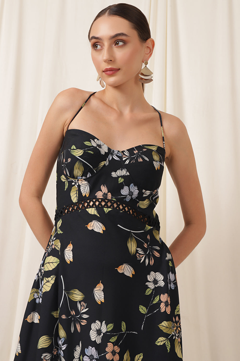 EVA DRESS FLORALLY FLOURISHED PARIS