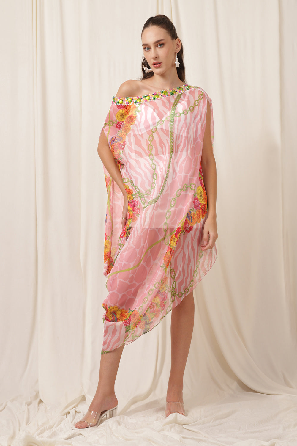 THE INDO - MOD KAFTAN EMBROIDERED