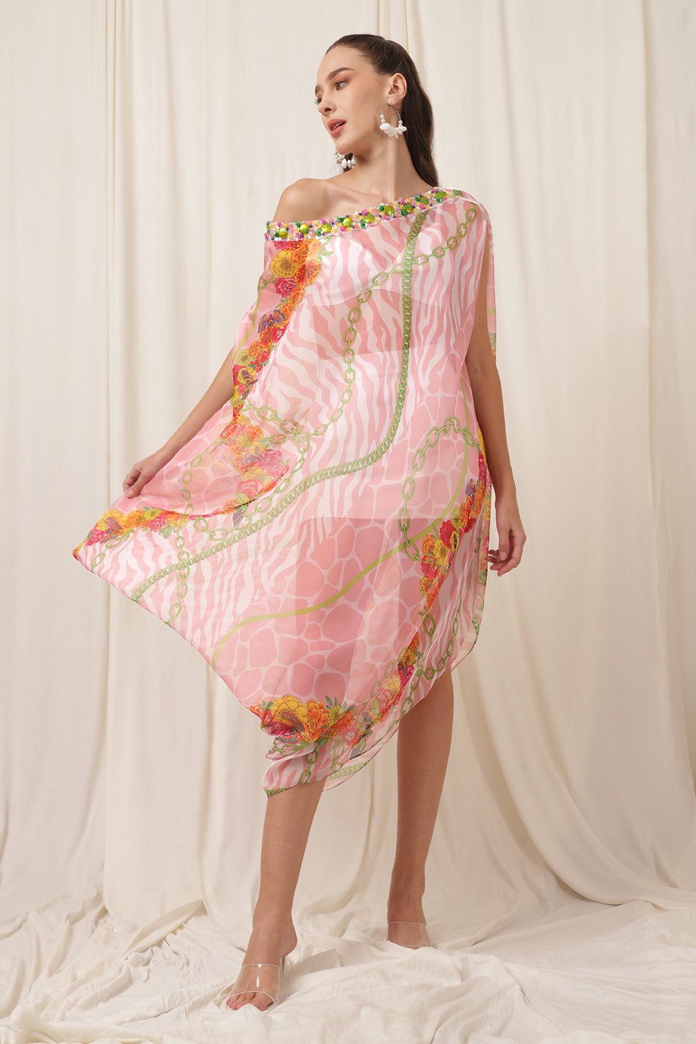 THE INDO - MOD KAFTAN EMBROIDERED