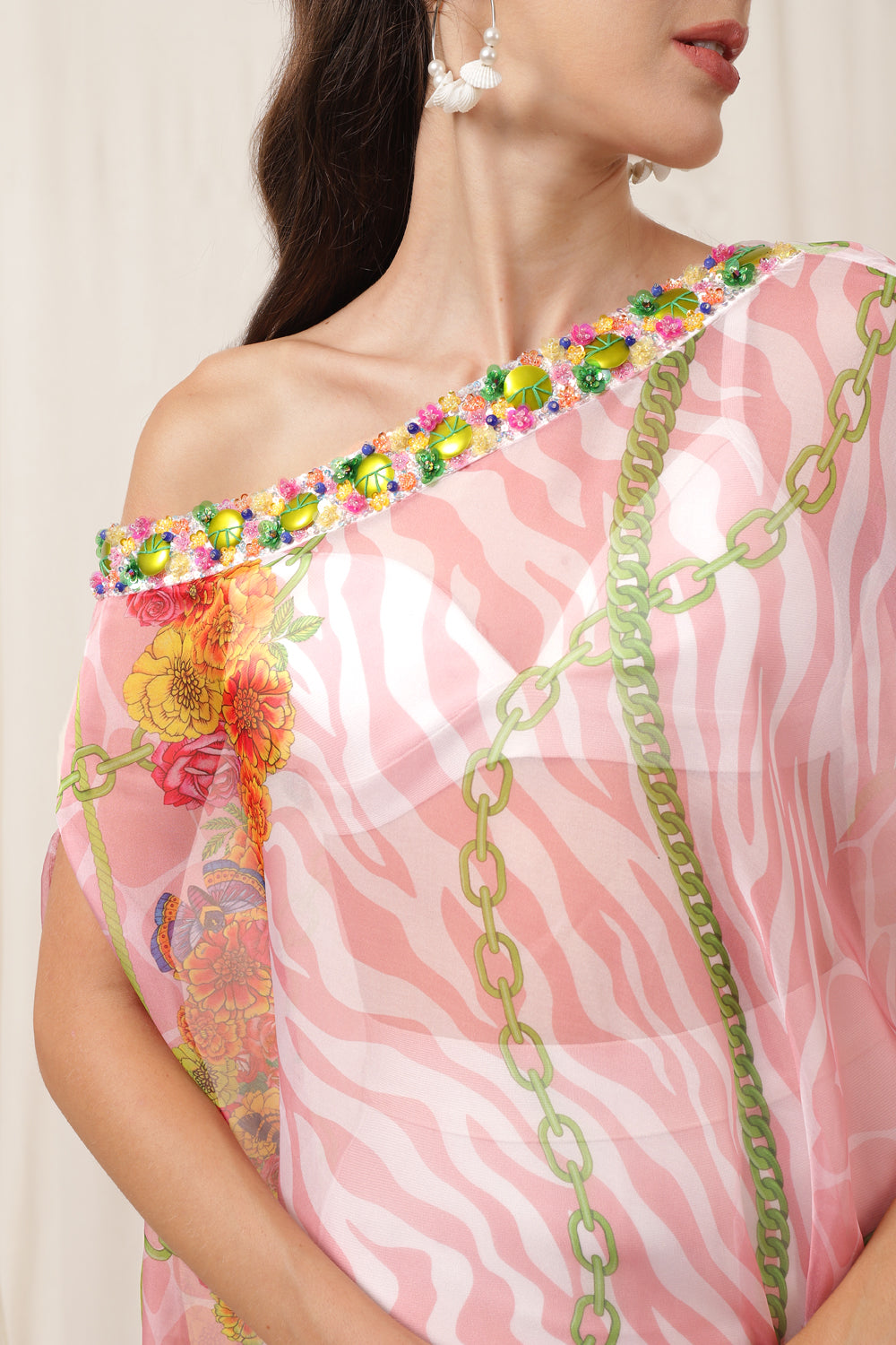 THE INDO - MOD KAFTAN EMBROIDERED