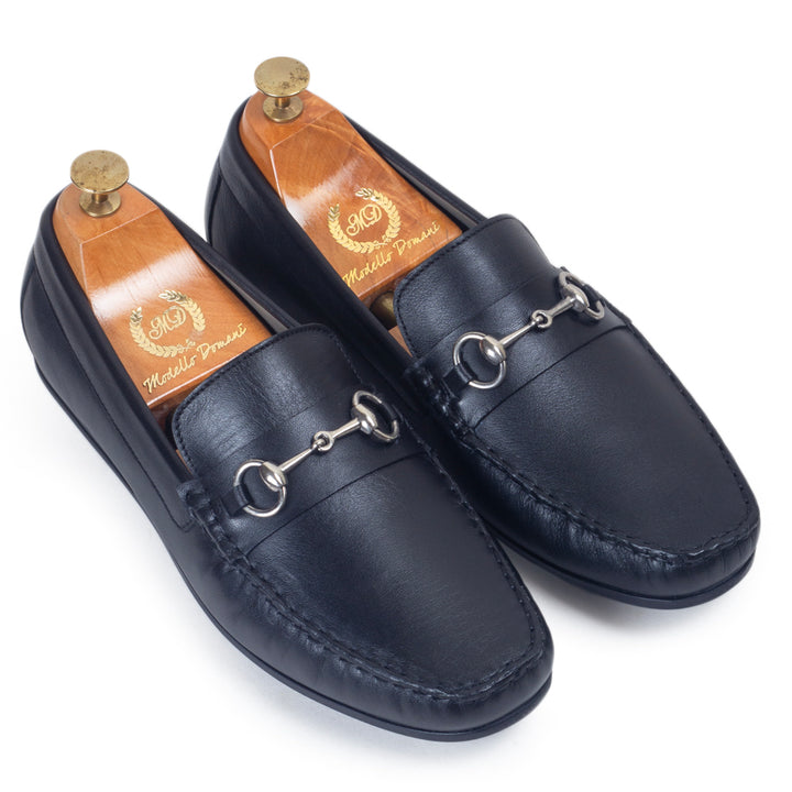 Tuscany Buckle Leather Loafers