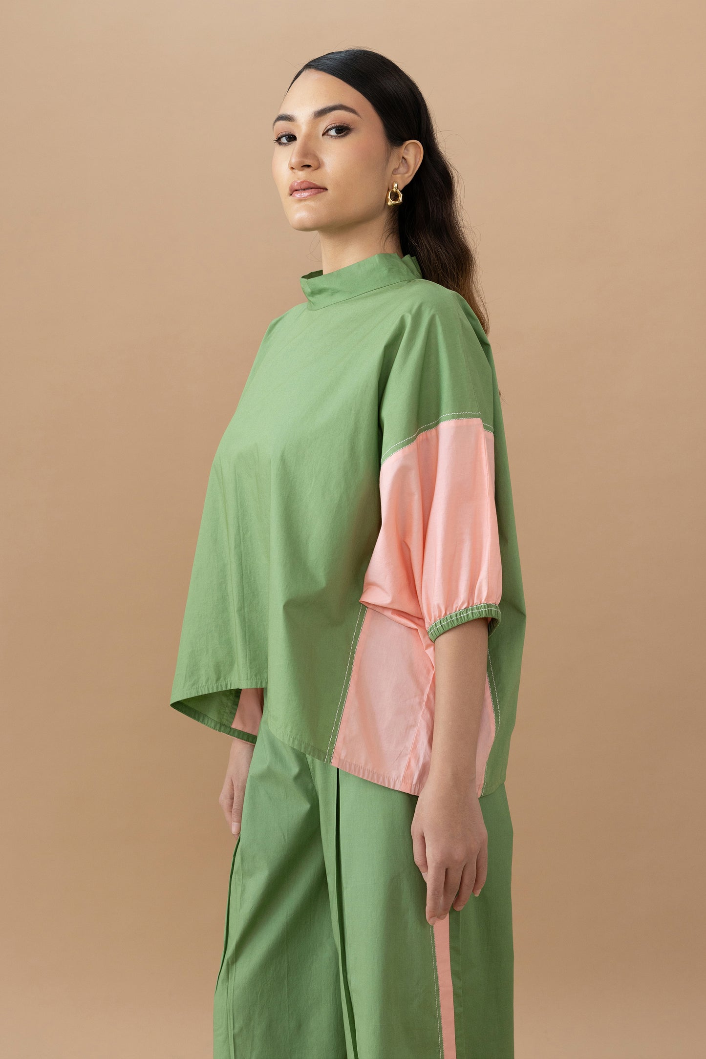 Gina Top - Olive + Quartz