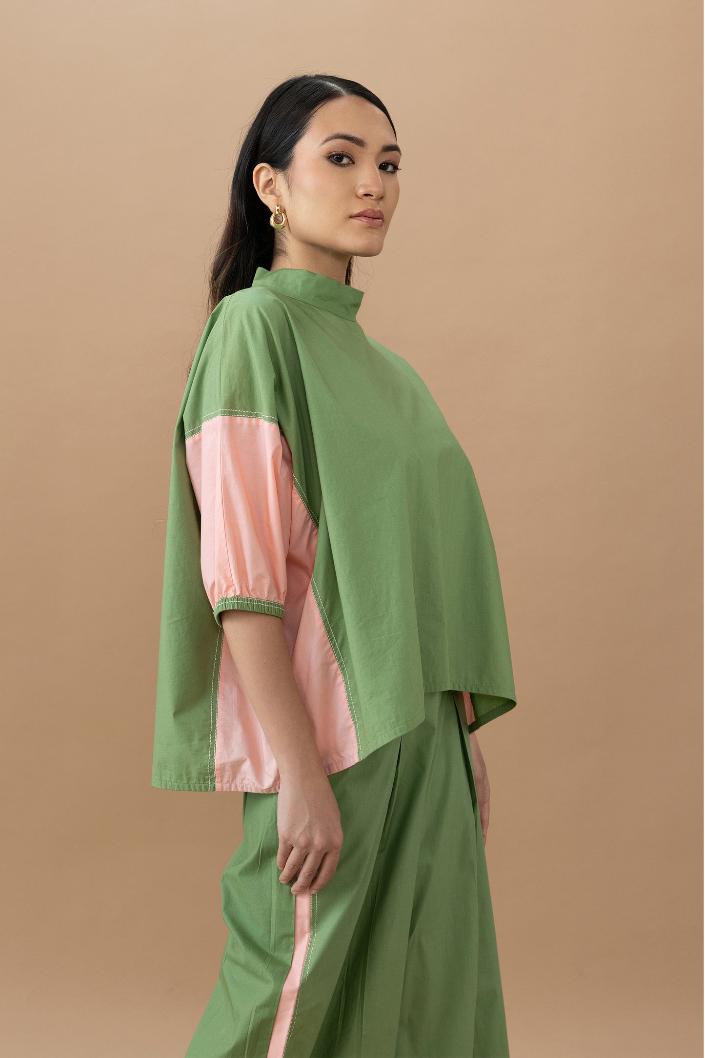 Gina Top - Olive + Quartz