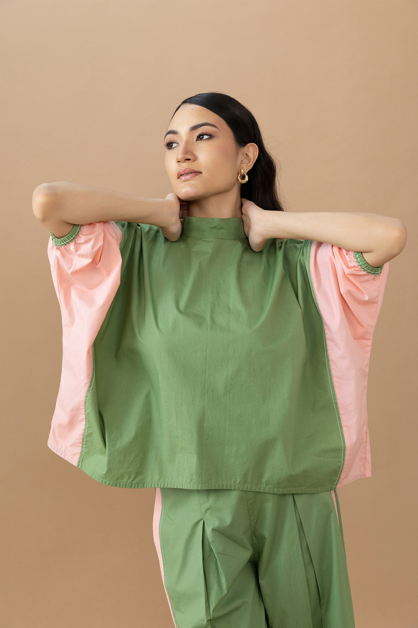 Gina Top - Olive + Quartz