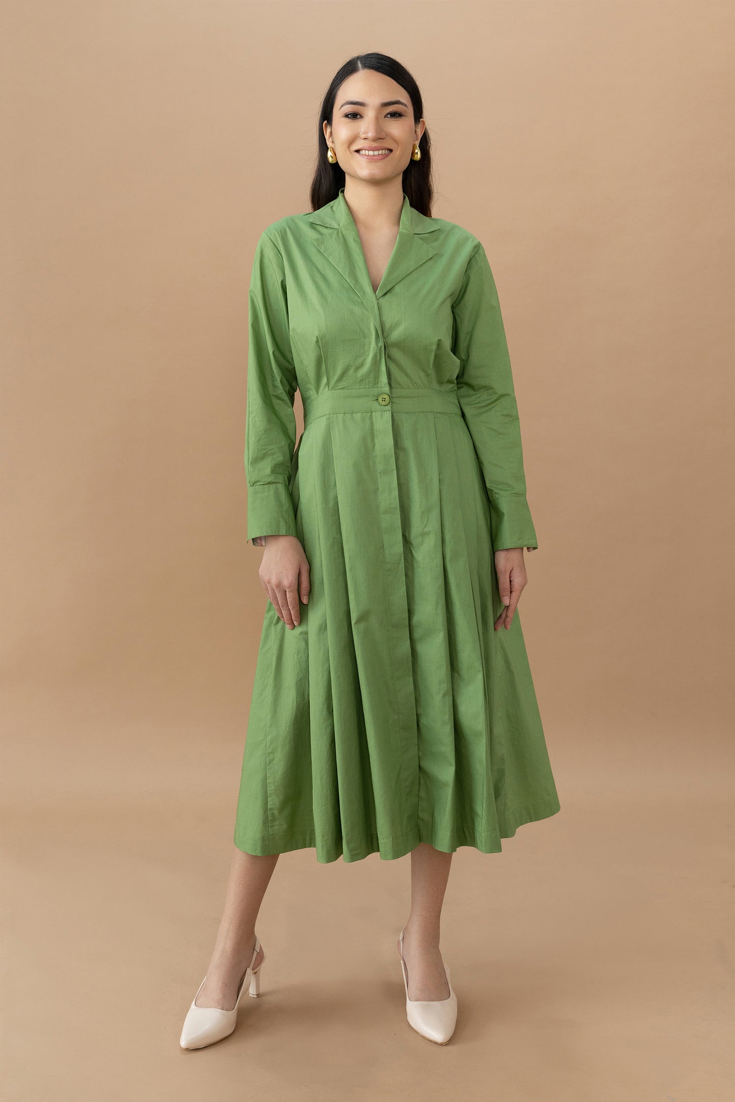 Clara Dress - Olive