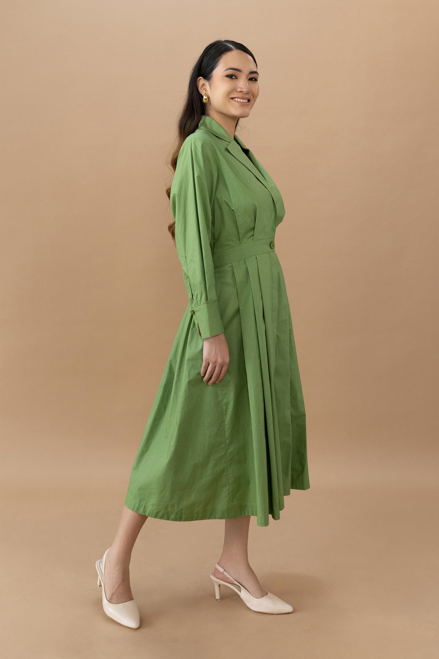 Clara Dress - Olive