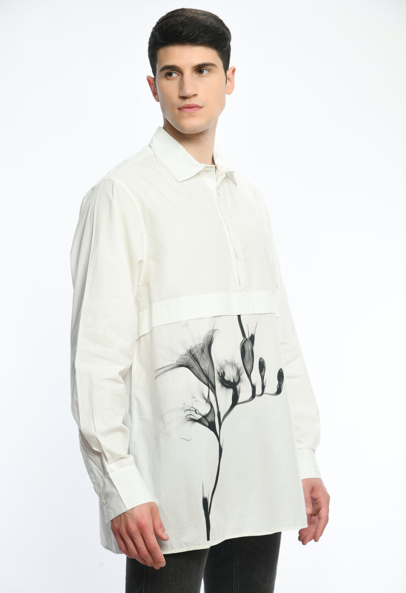 unisex cotton oversized shirt