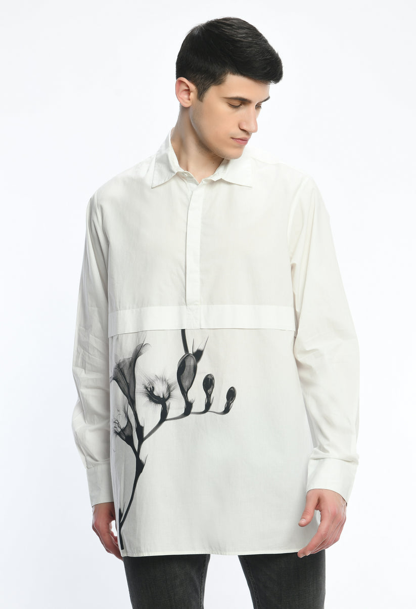 unisex cotton oversized shirt