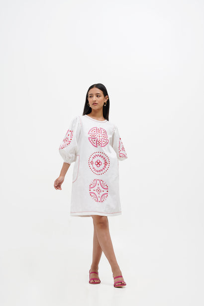 Sia quirky embroidery dress