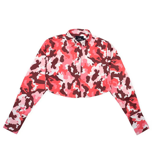 Winery Camo Cropped Shirt