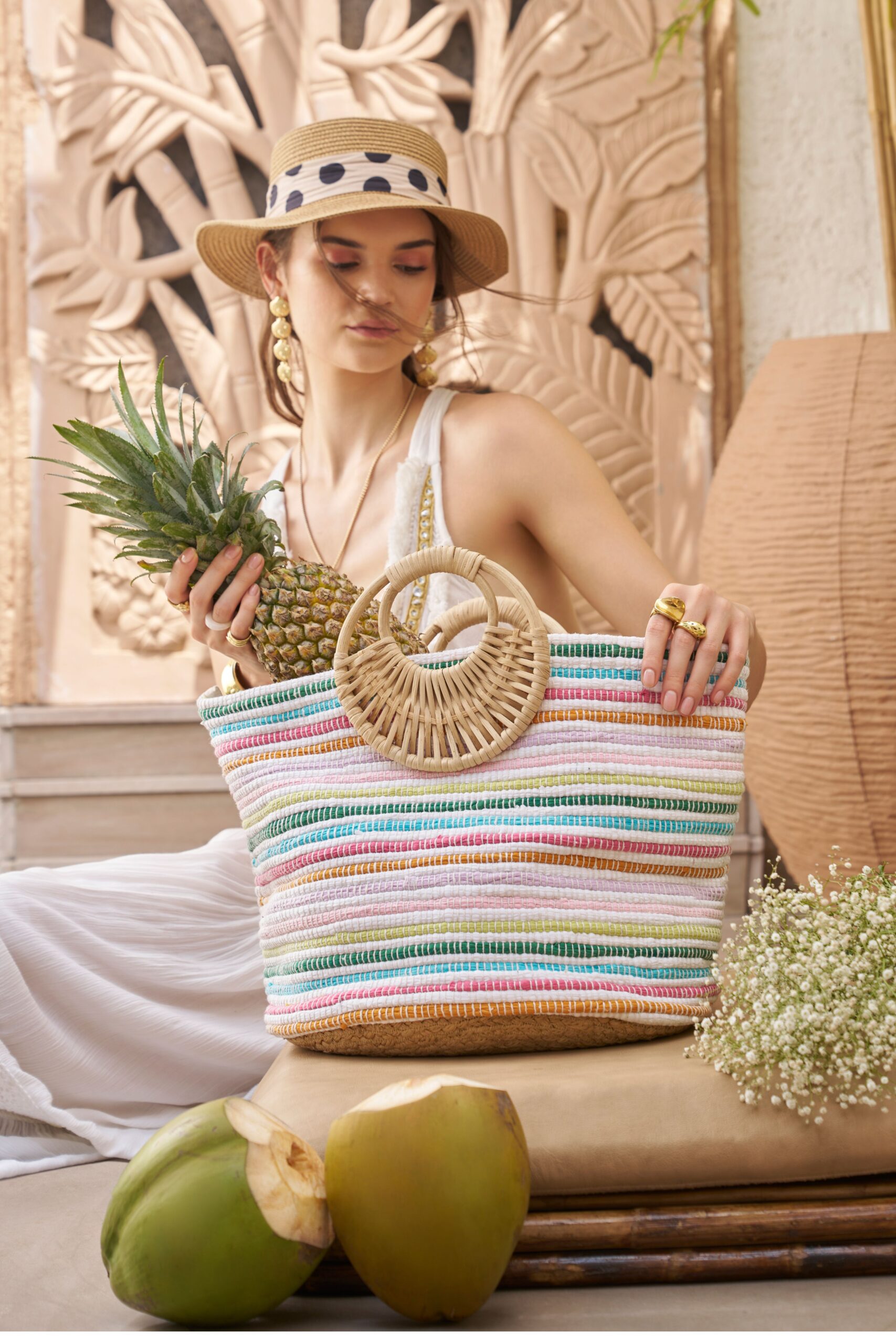 INDIAN PITTA TOP HANDLE BAG - Image 3