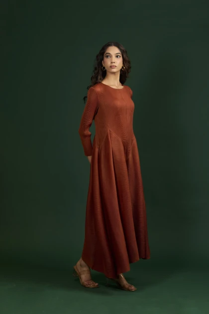 Juniper Dress - Rust (2)