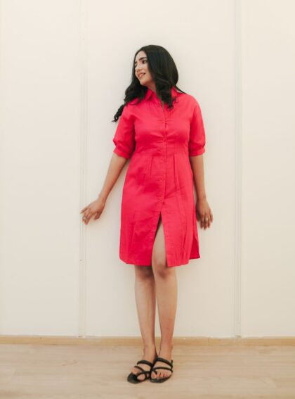 Cherry Shirt Dress