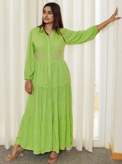 Breezy Maxi Shirt Dress