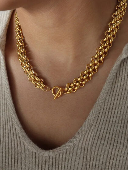 Classic Celebrity Chunky Chain 18K Gold Plated