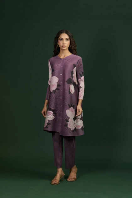Mauve Flora Coord Set