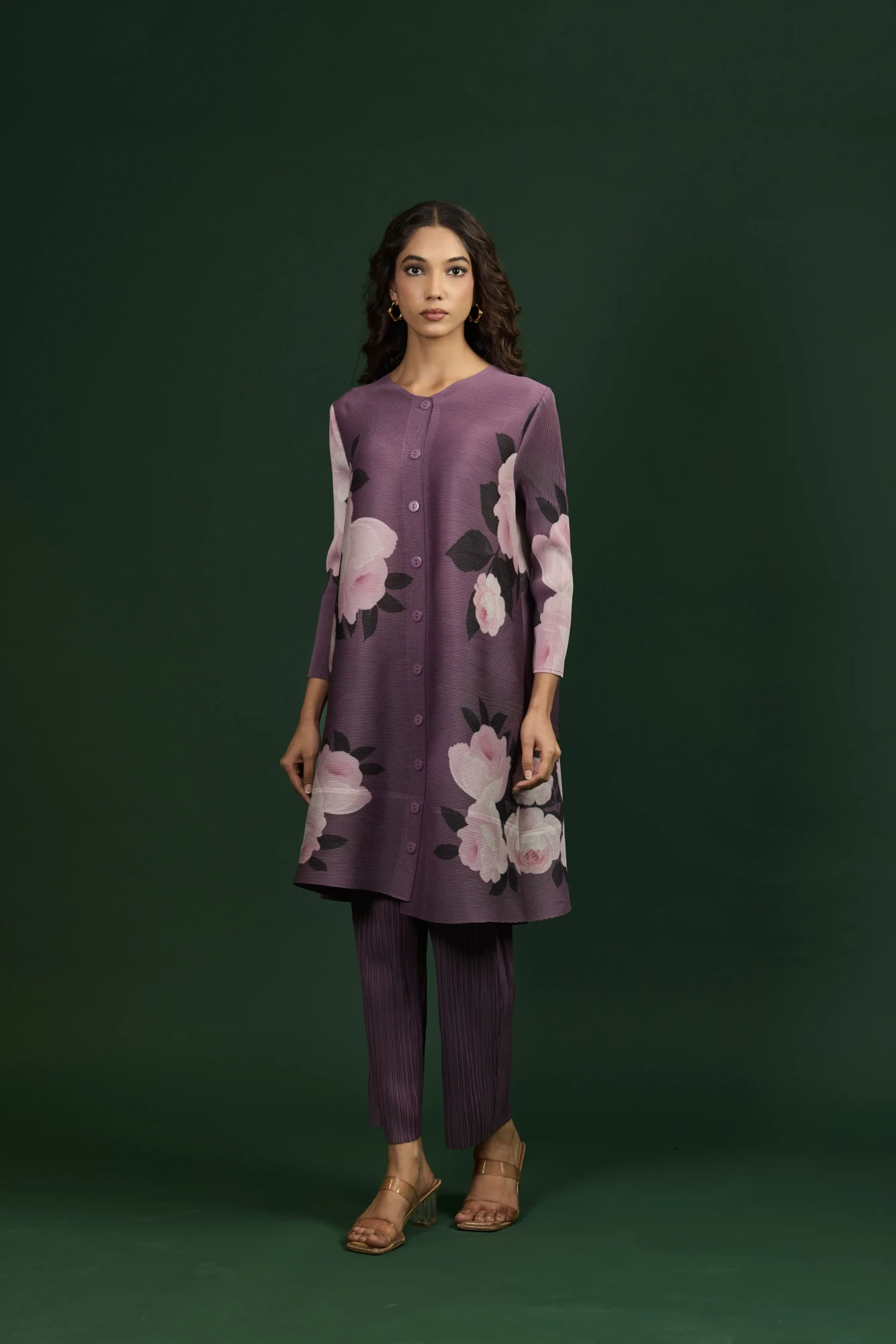 Mauve Flora Coord Set
