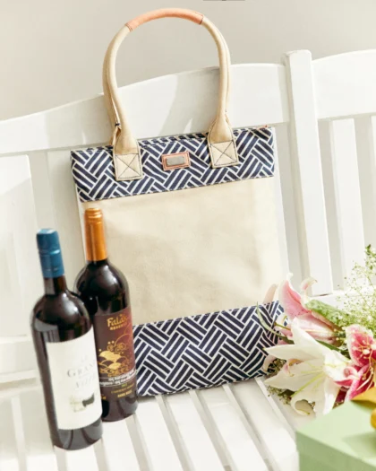 ZIGZAG 2 bottles WINE TOTE